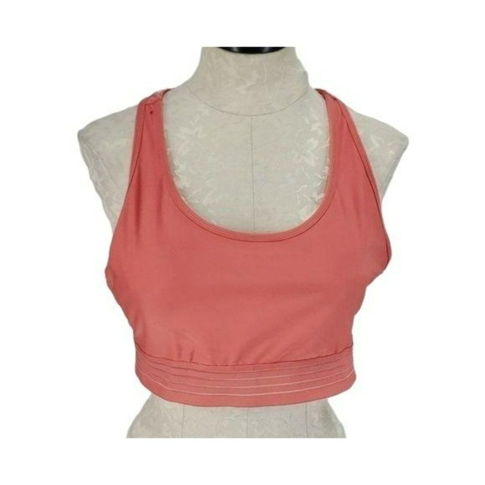 Avia Womens Plus Size Athletic Sport Coral‎ Pink Bra Size XXL
